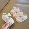 Girls' Soft Sole Non-Slip Sandals New Summer Breathable Velcro Casual Shoes Fashionable Toddler Baby Shoes