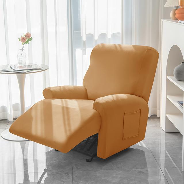 Сплошной цвет, чехол для кресла из спандекса, эластичный чехол для отдыха, дивана, чехлы для гостиной, ленивый мальчик, кресло, защита для мебели