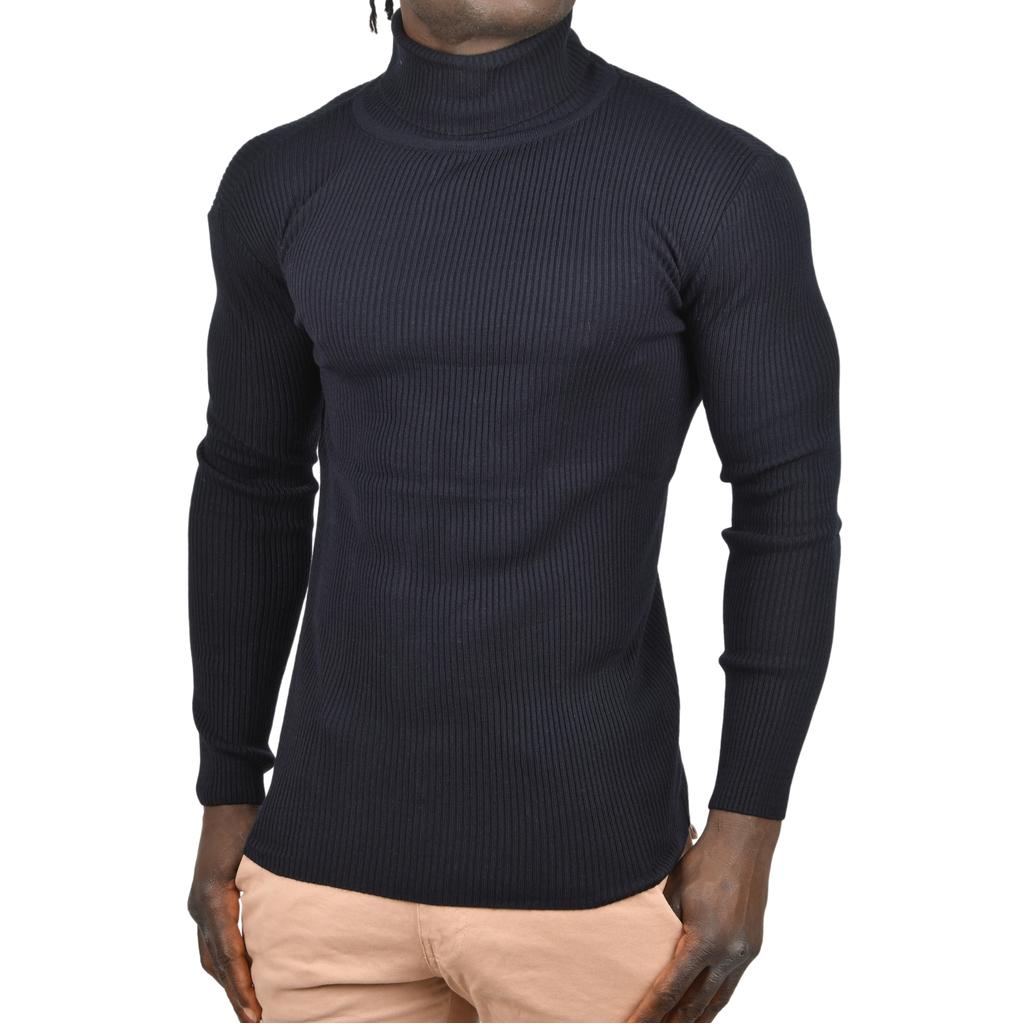 DeepSEA Тонкий ребристый трикотаж с высоким воротником и защитой от катышков с высоким воротником 2505498