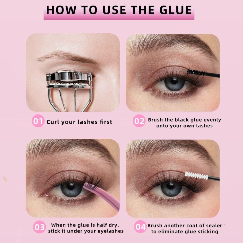 30P/60P/80P/100P Fluffy False Eyelashes Segmented Eyelashes Bundles  Grafting Lashes