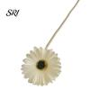 Realistic Artificial Flowers Gerbera with Bendable Stems Fake Silk African Flower Lifelike Boho Faux Wildflower for Wedding Bridal Party Home Kitchen