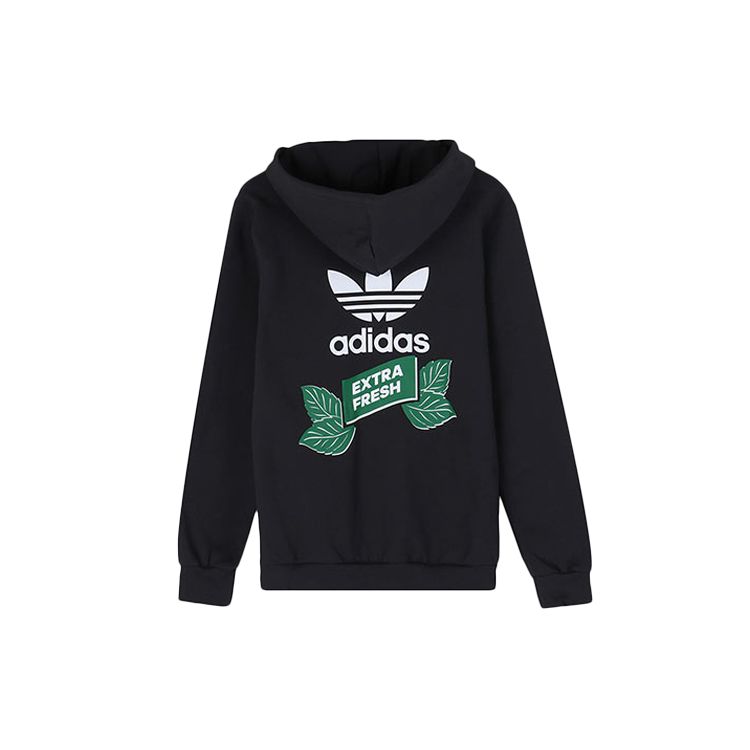 adidas Оригиналы Bodega Fzhood с логотипом и принтом спортивной толстовки с капюшоном, мужская верхняя одежда, черный FP7701