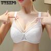 Бюстгальтер с перекрестной застежкой спереди, женский, большого размера, кружевной, сексуальный, спинка U-образной формы, бюстгальтер большого размера