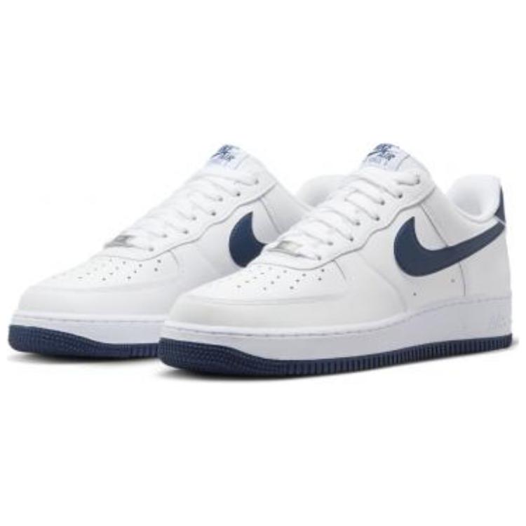 Nike Air Force 1 '07 White Midnight Navy 2024 Sneakers FJ4146-104