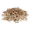 100pcs Wooden Star Decoration Hollow Out Exquisite DIY Crafts Wood Stars for Beauty Salons