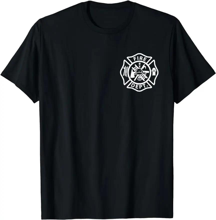 Fire Department Logo Uniform Fireman Symbol Firefighter Gear T-Shirt Unisex Style Shirts for WoCustom Print T-shirts