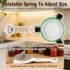4-in-1 Multi-Function Bottle Opener, Adjustable Lid Opener for Jars Cans Bottles, Multi-Size Retractable Kitchen Helper for Weak Hands, Seniors & Dail
