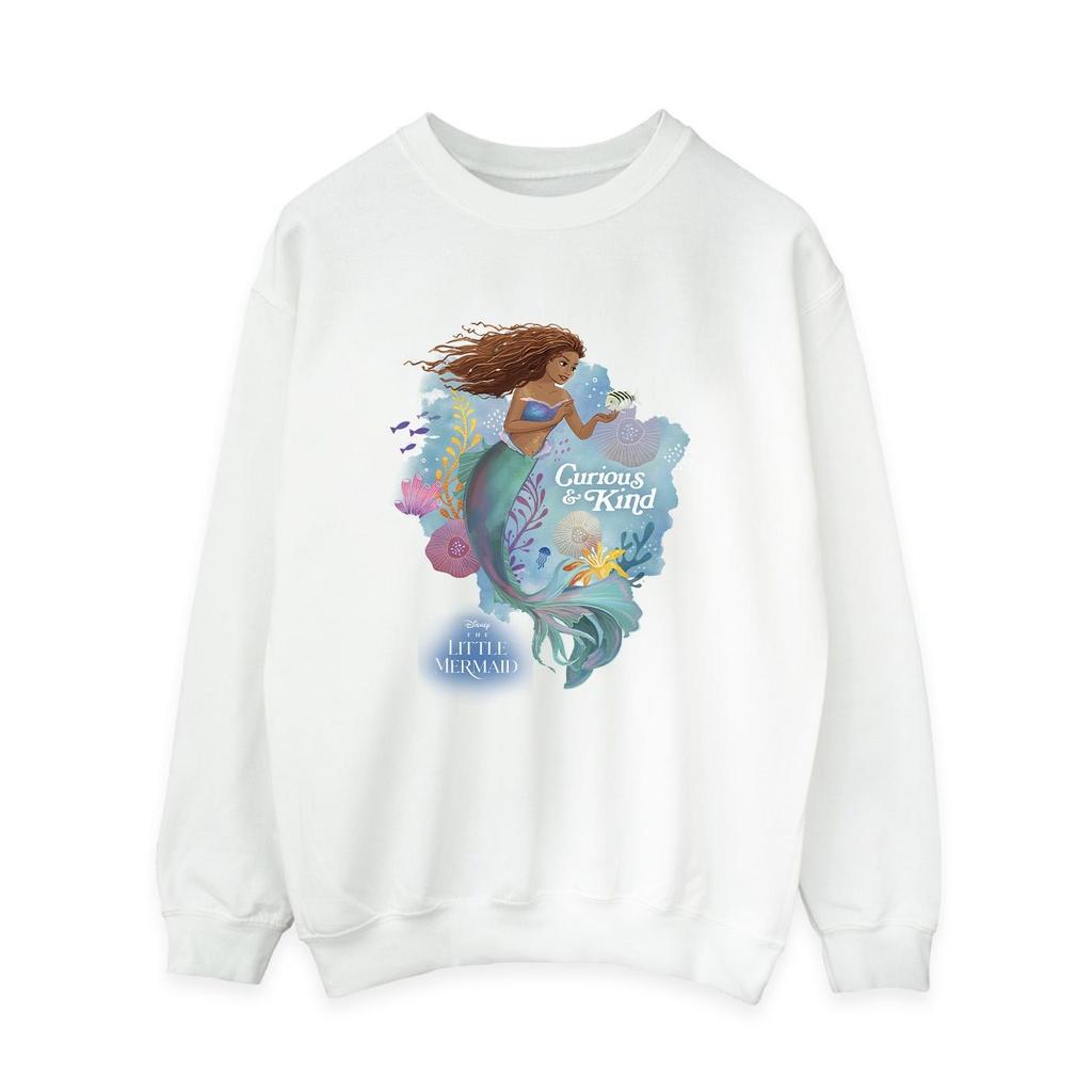 The Little Mermaid Womens/Ladies Curious And Kind Movie Sweatshirt