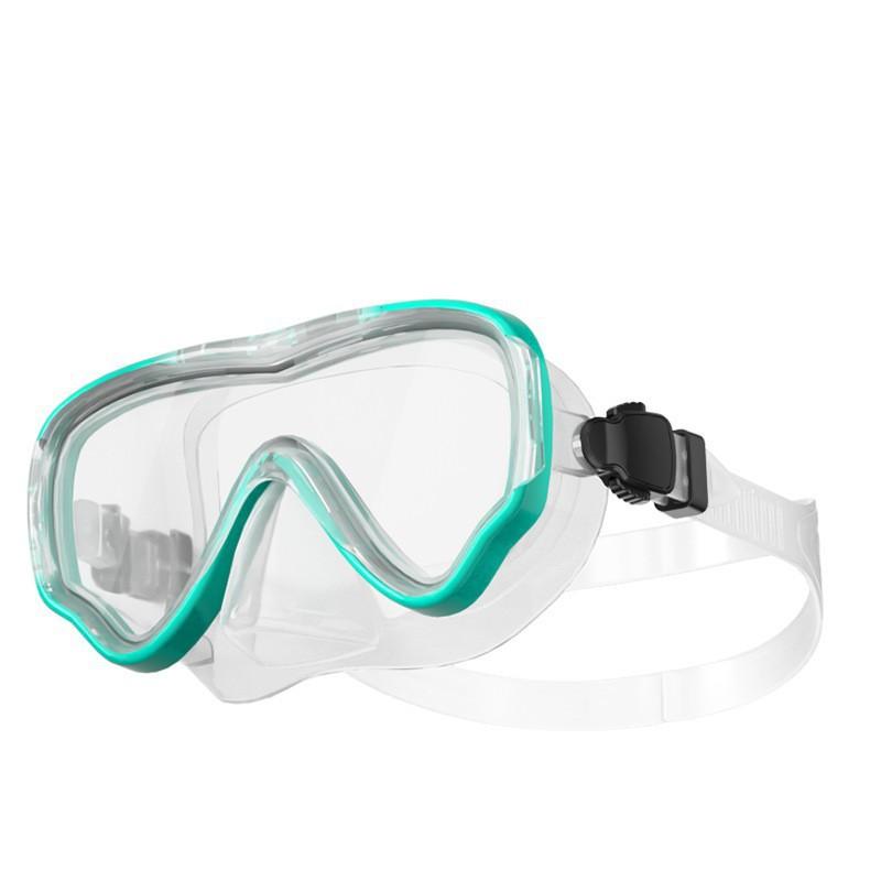 Full Dry Snorkel Mask Anti-Fog HD Swimming Goggles Nose Protection Scuba Diving Snorkeling