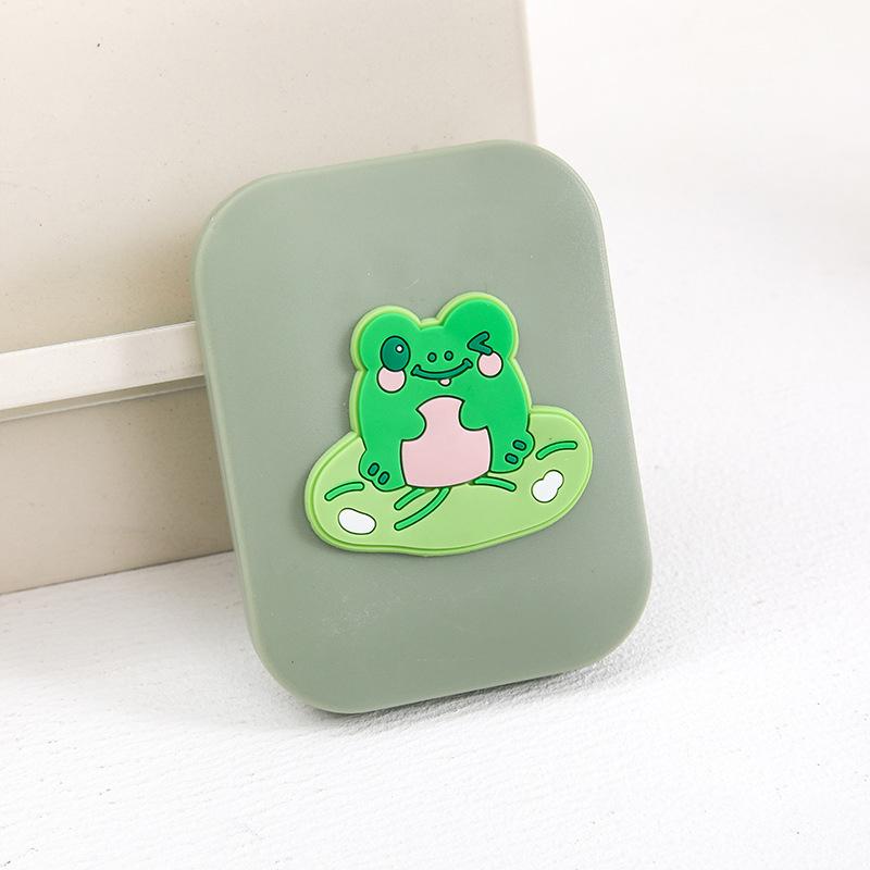 Портативная мультяшная карманная дорожная маленькая массажная щетка для волос мини-карманное зеркало складная расческа для женщин и девочек милые инструменты для укладки