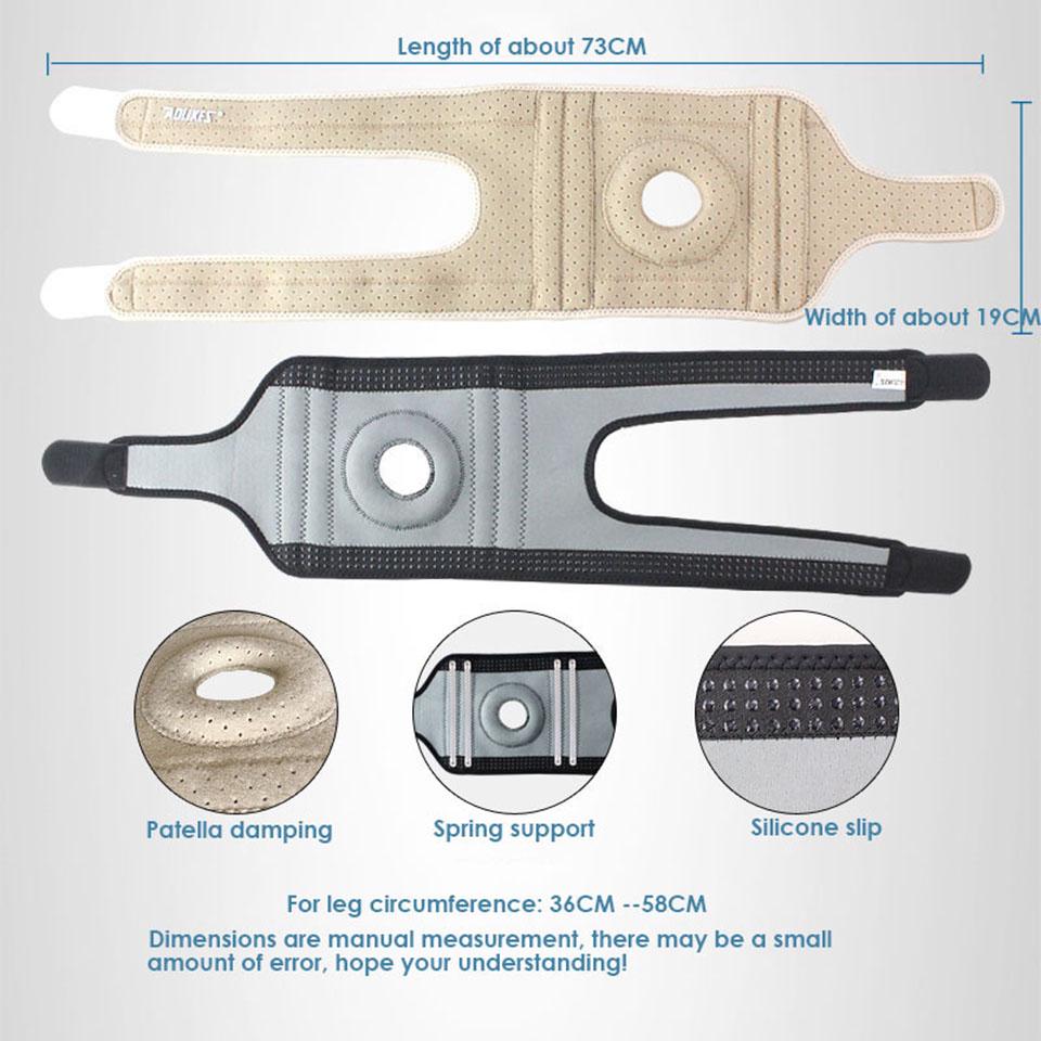 1 шт. регулируемые спортивные тренировочные эластичные наколенники наколенники регулируемый ремень для защиты коленной чашечки