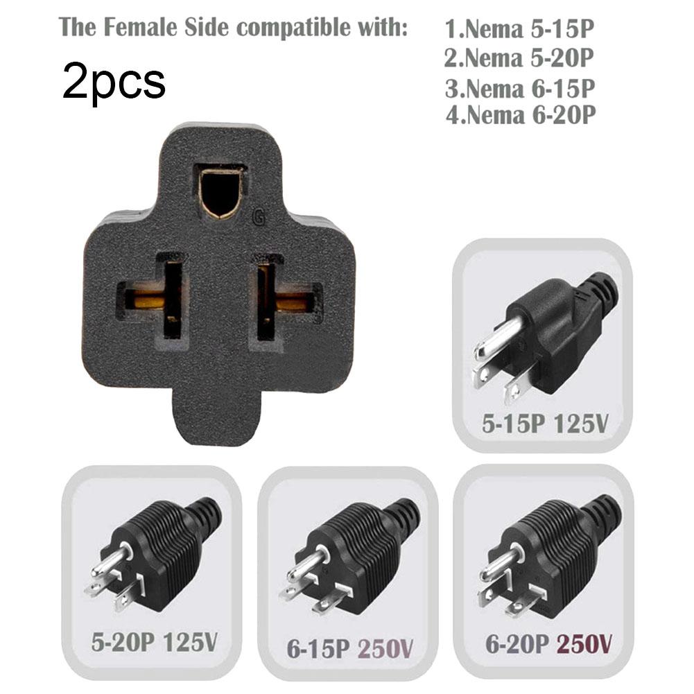 Детали вилки электропитания формованной конструкции по стандарту NEMA 5-15P