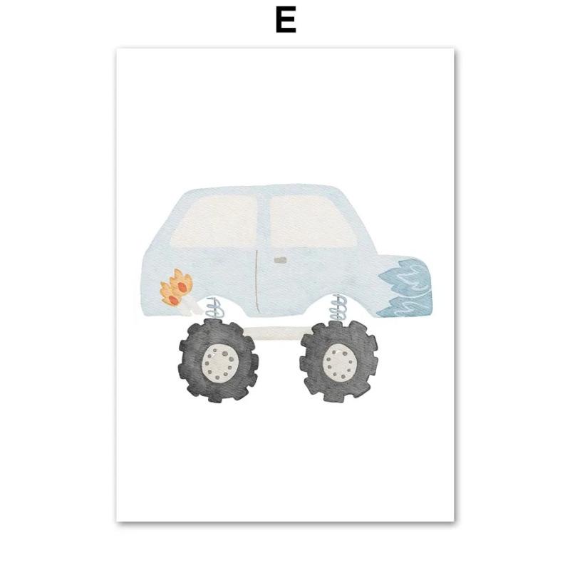 1 шт. Настенный декор, бурый медведь, настенное искусство, холст, живопись, гостиная, интерьер, картины, детская спальня, лиса, белка, милые животные, без рамки