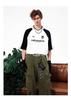 HIPANDA American Sports Style Round Neck T-shirt