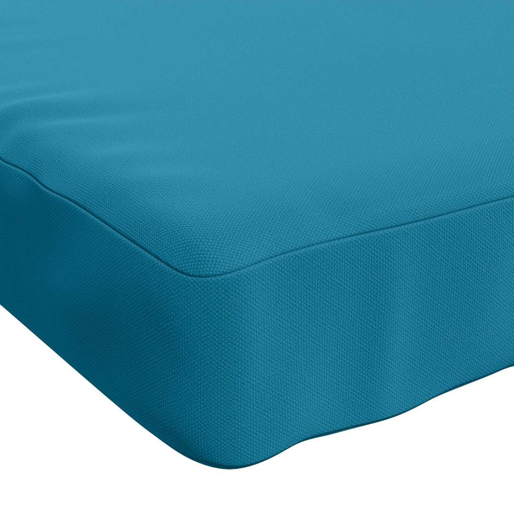 2 piece Bench Cushion Set SOEST 2 pcs. 100percent Polyester Sky Blue