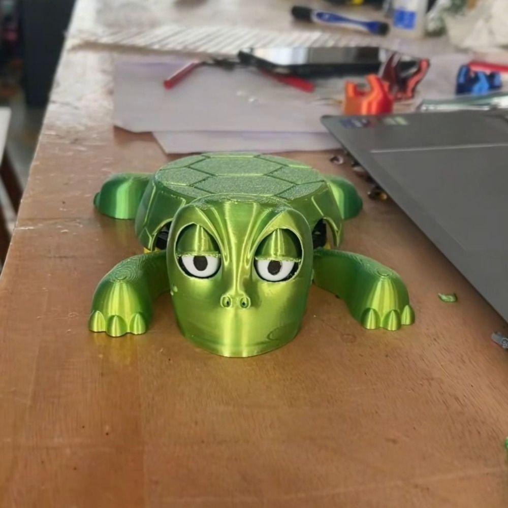 С забавным выражением 3D-печать Подставка-черепаха ABS Подставки для напитков-черепах Домашний декор