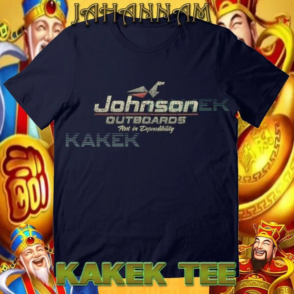 New Johnson Outboards 1903 Logo American T shirt Funny Size S to 5XL