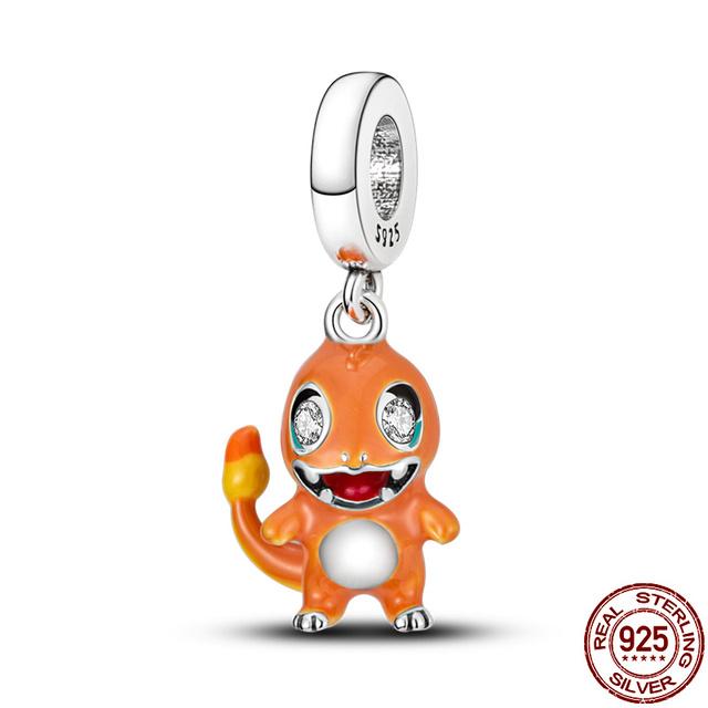 Стерлингового Серебра 925 пробы, милые животные, цифровая подвеска-подвеска, подходит для оригинального модного браслета-подвески для женщин, DIY модное изготовление ювелирных изделий