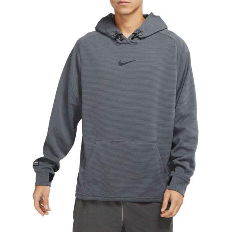 Nike Sweatshirts Men's Iron Gray Hooded Moderate Regular DM5889-068