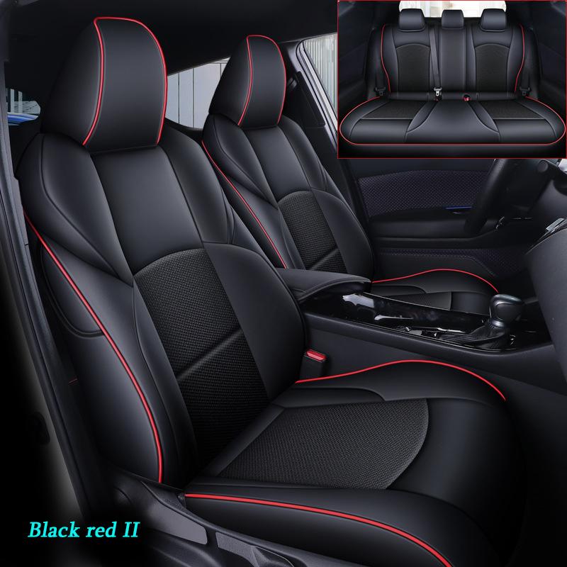 Car Styling Seat Cover For Toyota CHR 2018 2019 2020 2025 2025 2025 2025 Protecting Seat Cushion Leather Accessories -Full sets