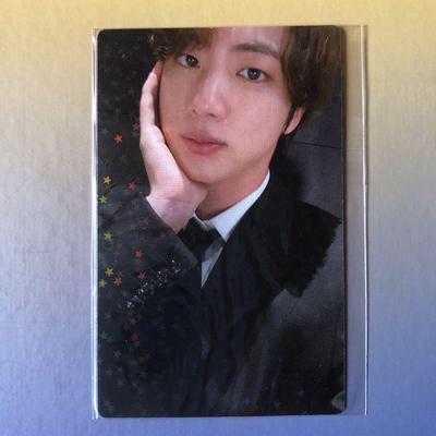 [Б/У] BTS JIN Голографическая торговая карта BE Lucky Drop JIN Фотокарта