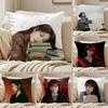 P-Park Shin-hye Pillow Case Sofa and Living Room Decorative Cushion Covers Dust-proof and Mite-proof Invisible Zipper
