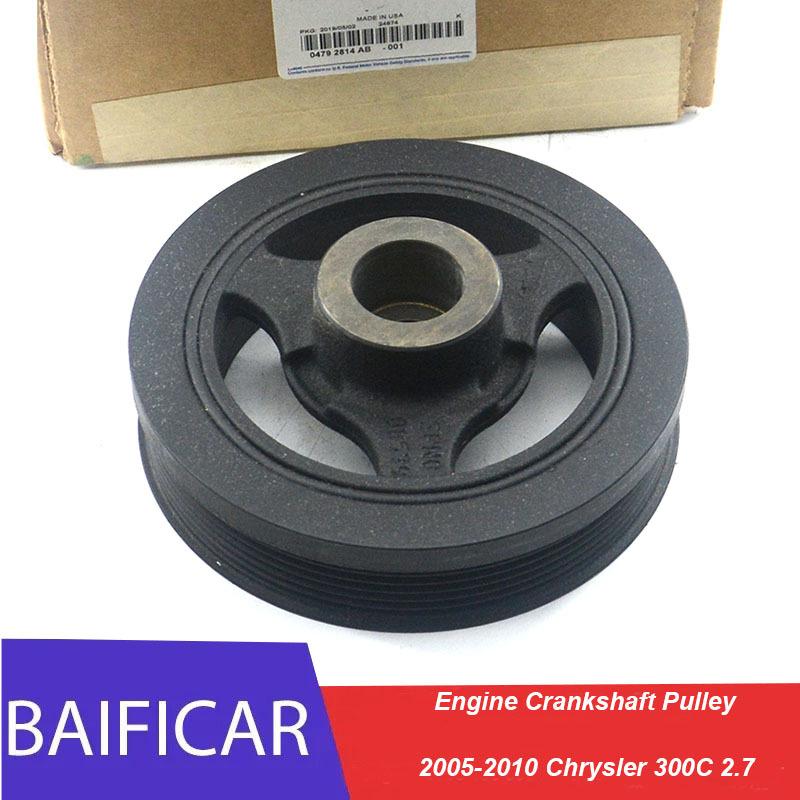 Baificar Brand New Genuine Engine Crankshaft Pulley 04792814AB For 2005-2010 Chrysler 300C 2.7