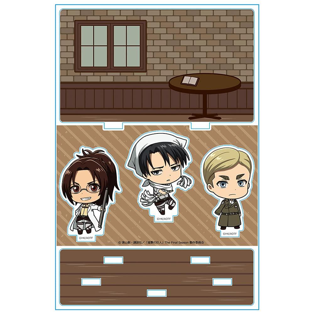 Атака титанов акриловая диорама D Эрвин [Леви Ханджи]