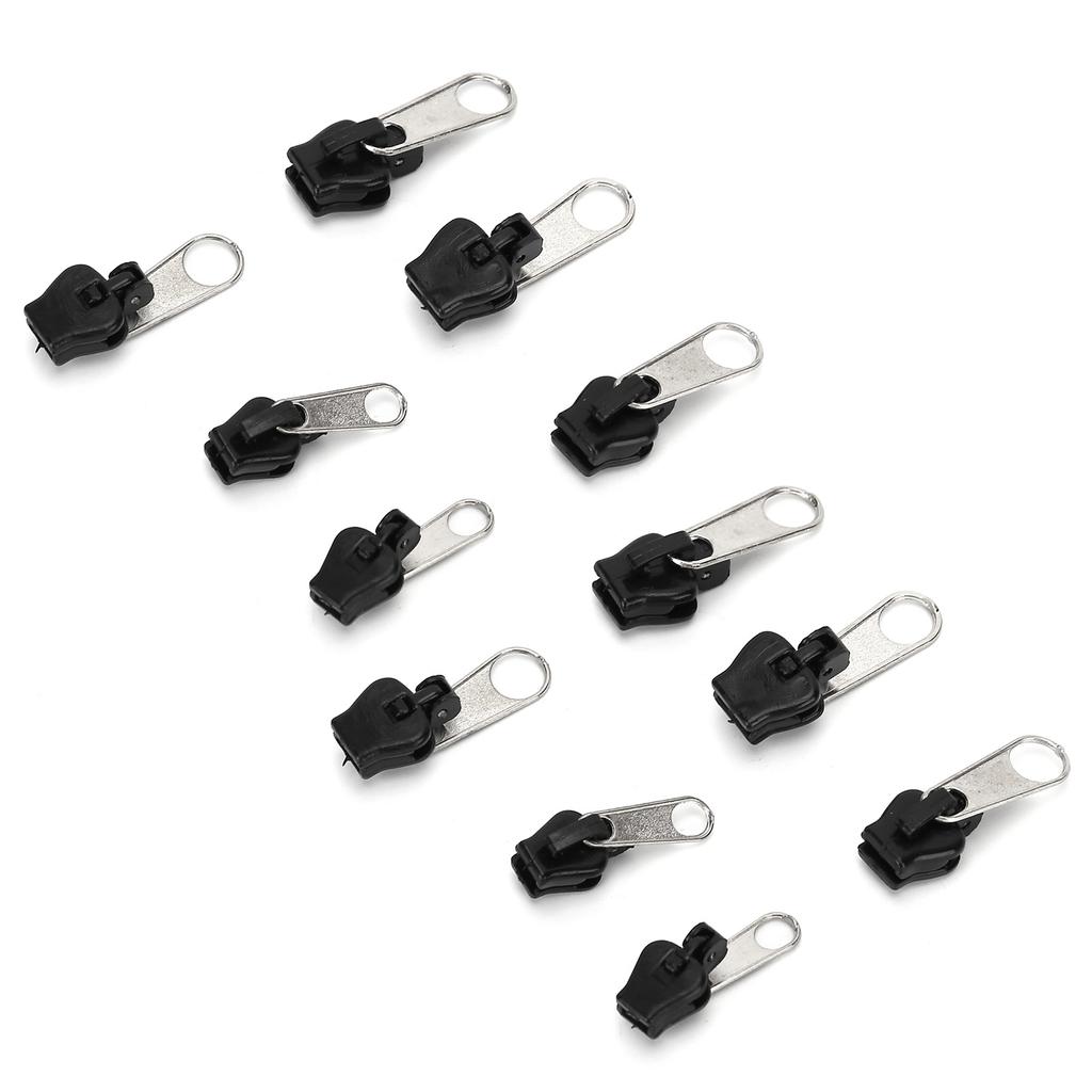 12 шт. Универсальный комплект для ремонта головки молнии, сменный для самодельных курток, джинсов, брюк, пальто