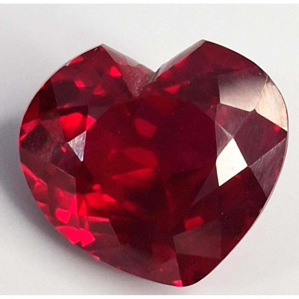 Heart Cut Natural Red Ruby 10-12 Ct Beautiful Certified Loose Gemstone