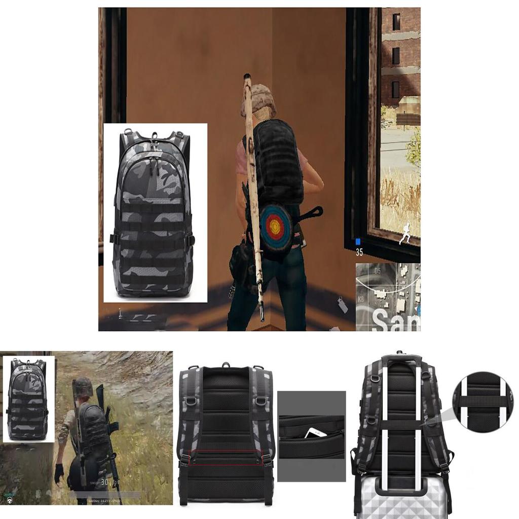 Рюкзак Уровня 3 для Новых Игроков PUBG: Battlegrounds с Портом USB-Зарядки