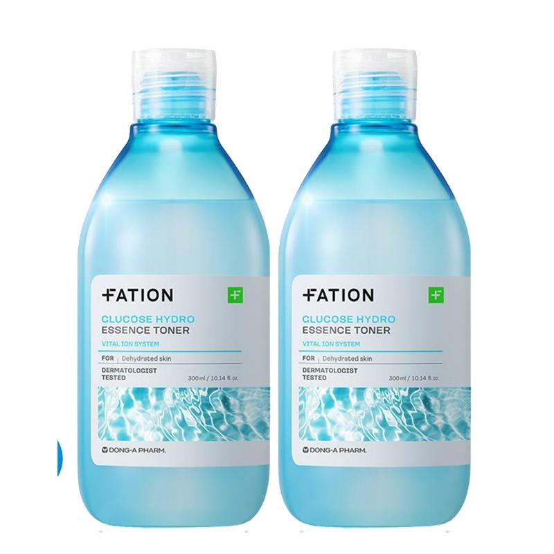 FATION Glucose Hydro Essence Toner Deep Hydrating Skin Booster Set 300ml + 300ml