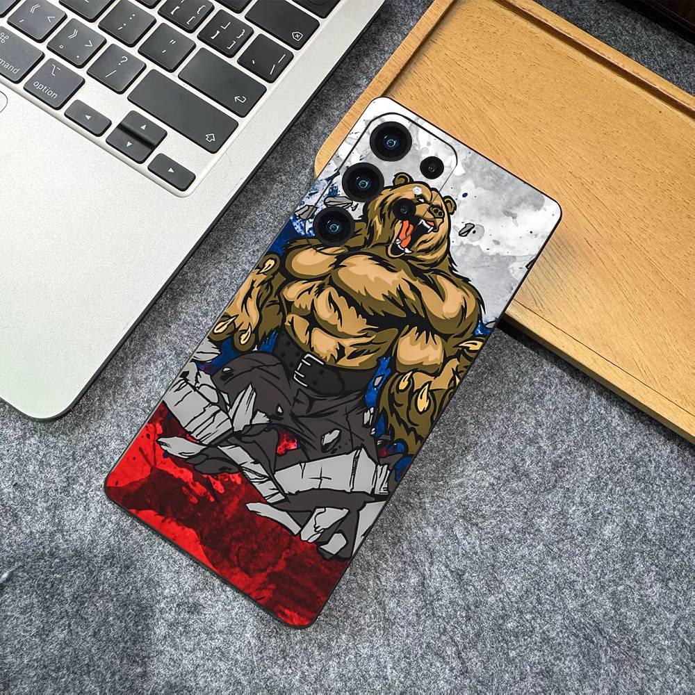 Russian Flag Phone Case For Samsung S 24 Fe 25 Ultra Plus 20 Lite 21 30 22 23 24 22 Ultra 5G Fundas