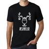 Ultrabasic Graphique Homme Reinbeer T-Shirt Cadeau Imprime Tee-shirt