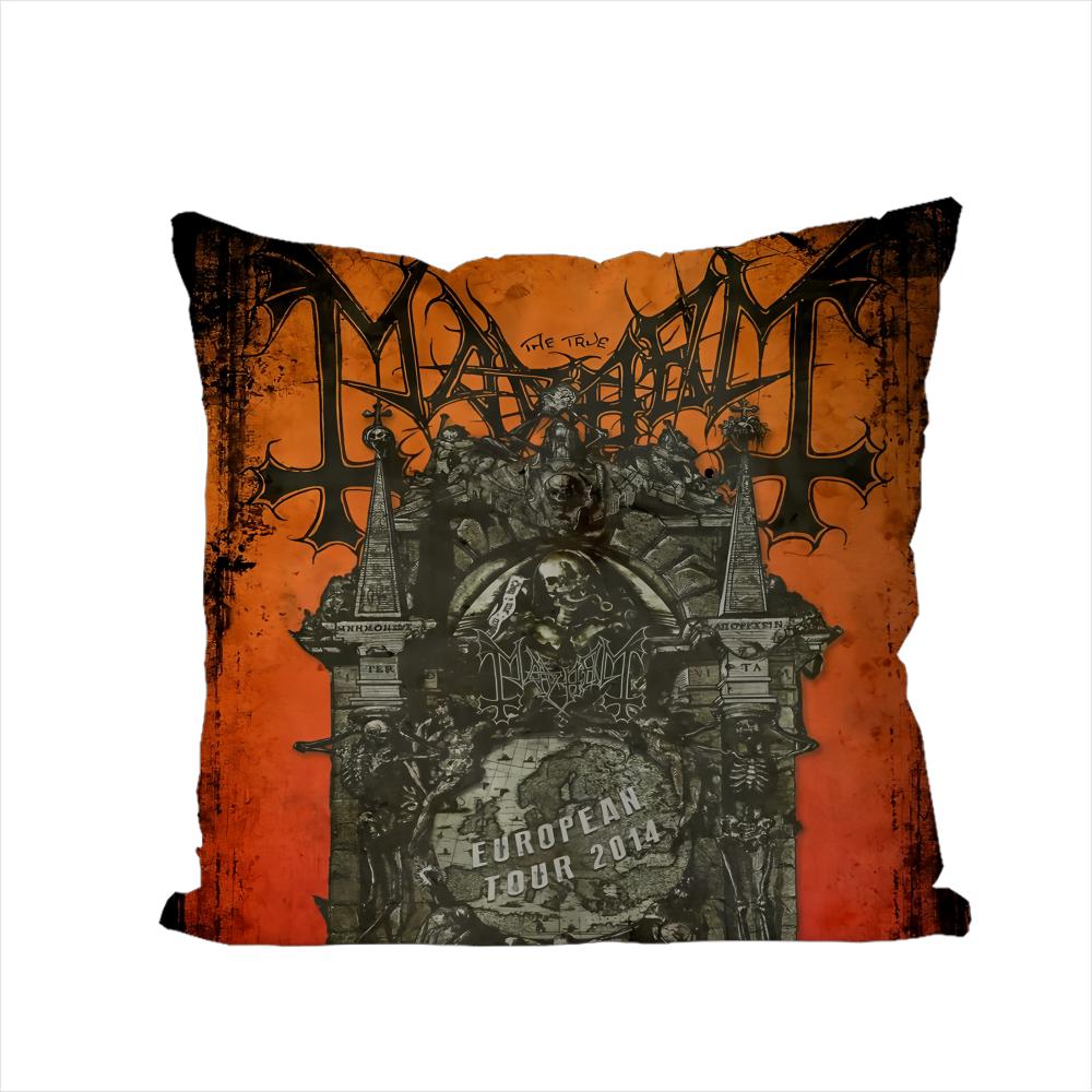 Band MMayhem Pillow Case For Car Sofa Decorative Home Doublesided Print Plush Square Throw Pillow Cushion Cover