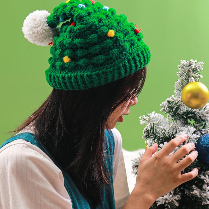 Unisex Funny New Year Party Supplies Christmas Christmas Knit Beanie Hat