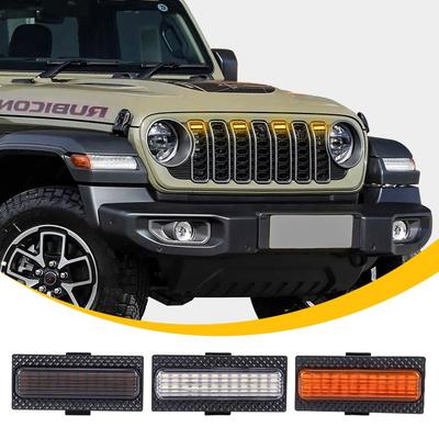 Семицветные RGB Дневные Ходовые Огни для Решетки Радиатора 2024-2025 Jeep Wrangler JL