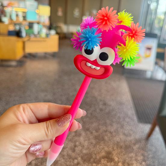 Милые мультяшные ручки Детские ручки с фигуркой большого рта Шариковая ручка Ассорти цветов Роллерная ручка Забавный подарок для мальчиков и девочек на дни рождения и праздничные вечеринки