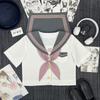 Оригинальный японский матросский костюм Sakura Melody: Униформа JK в академическом стиле для выпускного.
