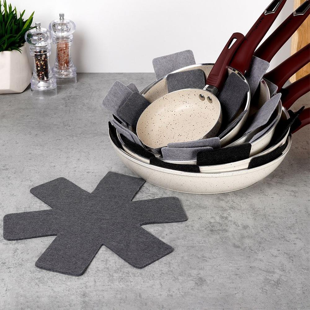 3x Protective Spacers for Pans, Pots, Dishes, Pads, Kitchen Mats
