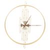 Wall Clock Unique Design Elegant Fashionable Hanging Clock Decoration with Premium Walnut Hands