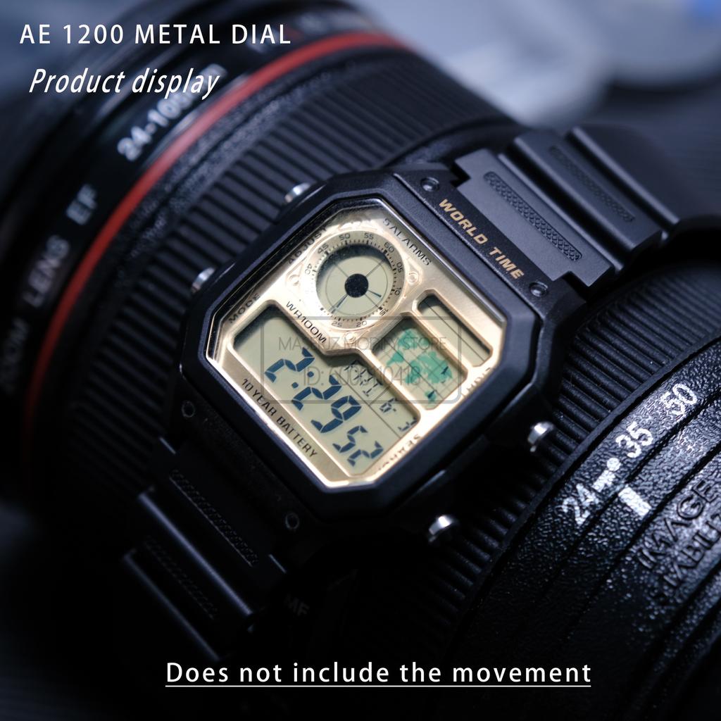 Для AE1200 Сделай сам Циферблаты Часов Текстура Снежинки Японская Медь Royale Mod Высокое Качество Модификация Механизма 3299 3