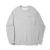 Li Ning Trendy Sports Series Solid Color Round Neck Comfortable Breathable Versatile Loose Sweatshirt Unisex Sweatshirt Light-Gray AWDV707-4