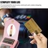 Чехол-книжка из кожи для Samsung Z Flip с держателем для карт, шнурком, зеркалом и защитой от кражи — совместим с Z Flip5, Flip4, Flip3.