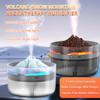 Машина для ароматерапии Volcano, многофункциональный увлажнитель воздуха Flame Humidifier 2L, большая емкость, диффузор духов, ночник, атмосфера, прохладный туман