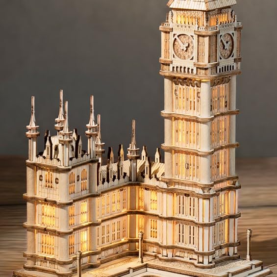 Руководство пользователя на японском языке Robotime 3D Wood Puzzle Ornament Series Tsukurunsu® [Официальная продажа/включен японский язык] (Биг Бен)