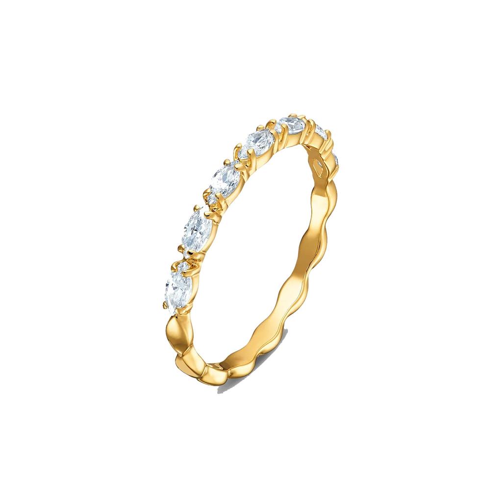 Swarovski Кольцо Vittore Marquise Тонкое Золотое Покрытие Женские кольца 5535227