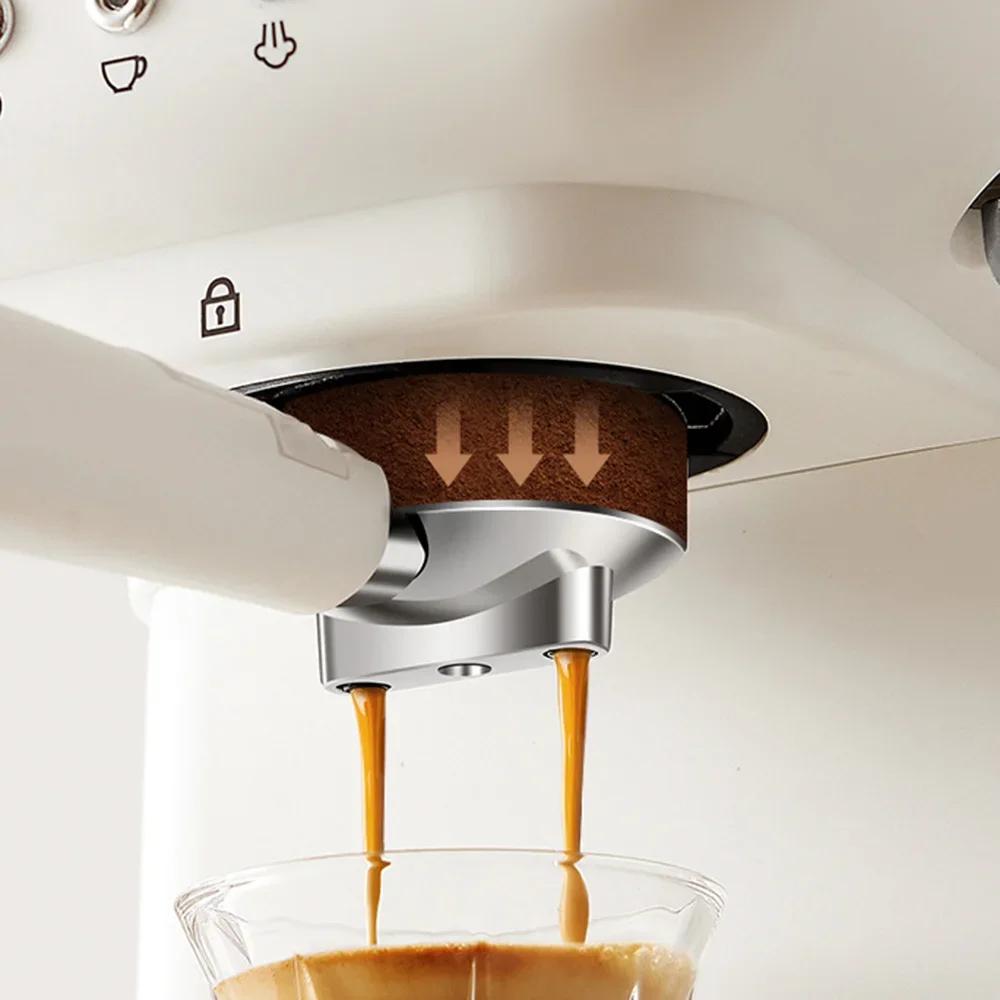 Кофемашина капучино ZOOM- CM3120 Маленькая кофемашина для домашнего офиса Полуавтоматическая паровая машина для приготовления эспрессо в стиле ретро Вспениватель молока