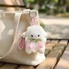 Lamb New Year Tulip Lamb  Doll Cute Sheep Bag Pendant Key Ring Plush Sheep Keychain  Bag Decor