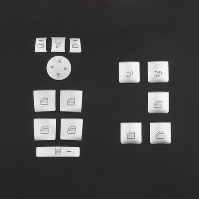 Наклейка на накладку кнопки подъема окна автомобиля для Mercedes Benz A/B/C(W204)/Э(W212)/GLA /CLA/ GLK/ GLE-класс
